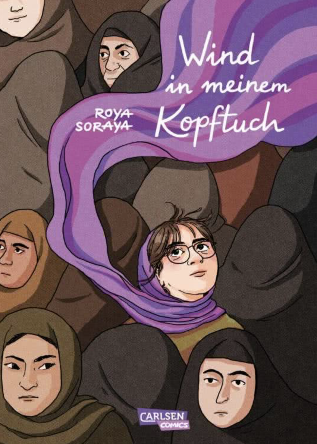 Wind in meinem Kopftuch